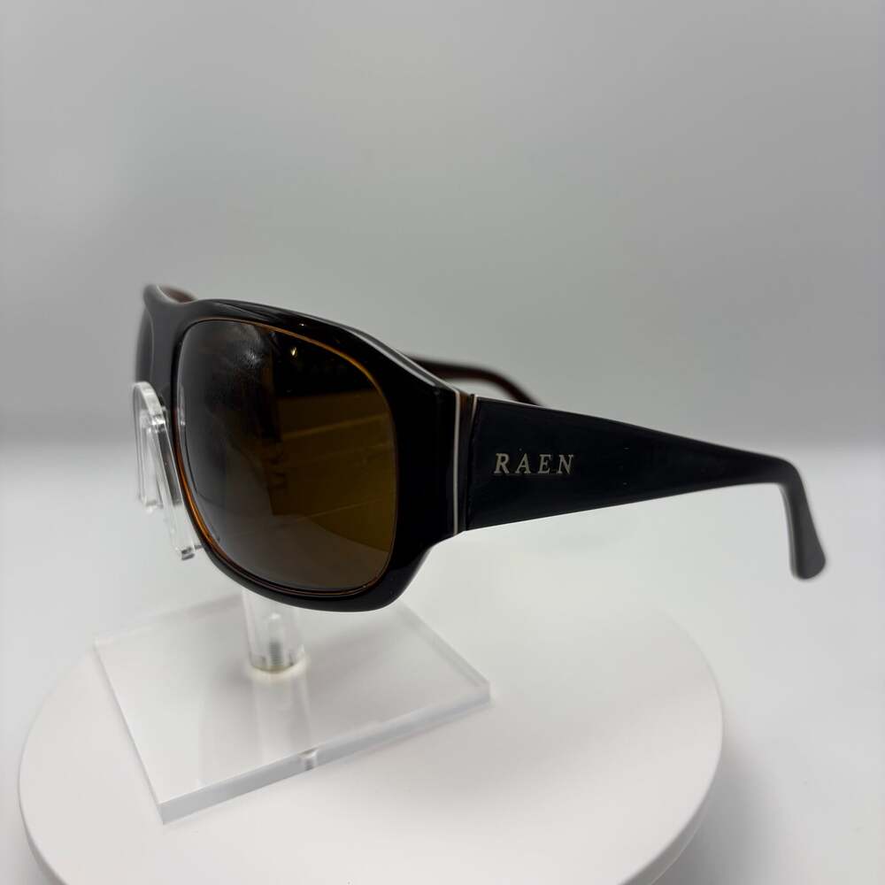 RAEN Vida Chocolate + White Oversized Brown Sunglasses